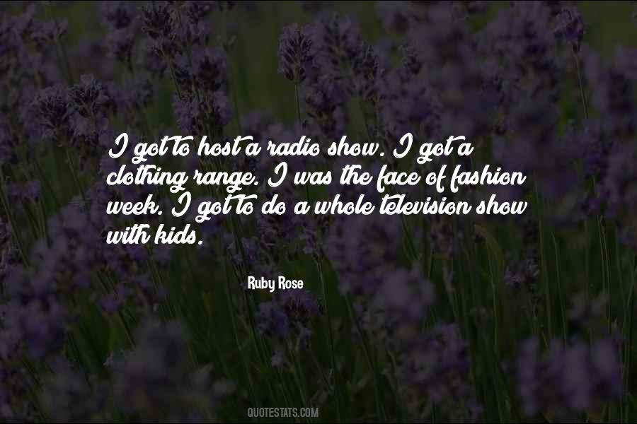 Television Host Quotes #948910