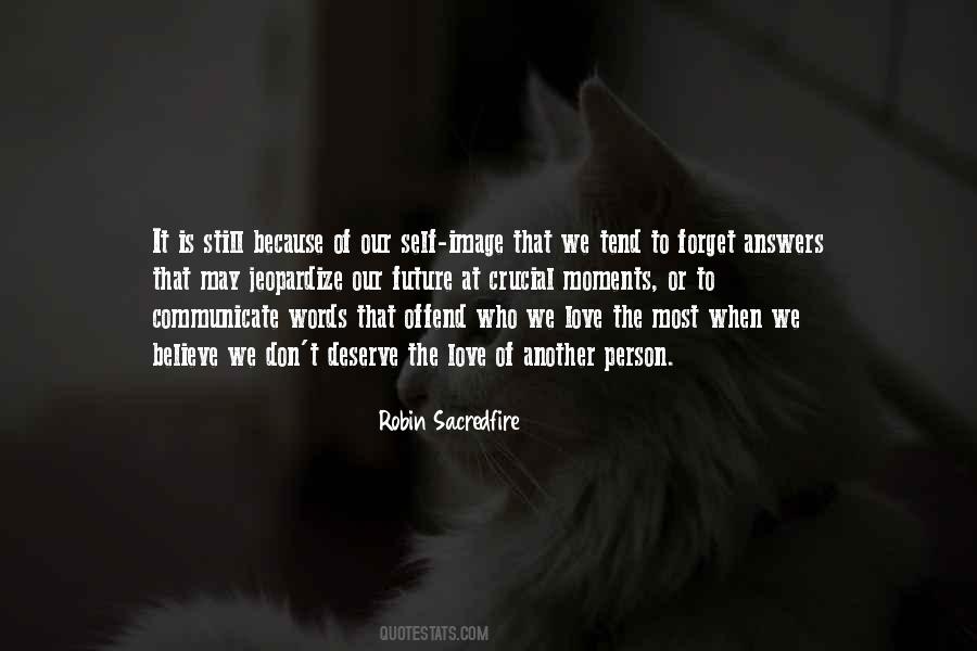 Quotes About Answers To Love #1308265
