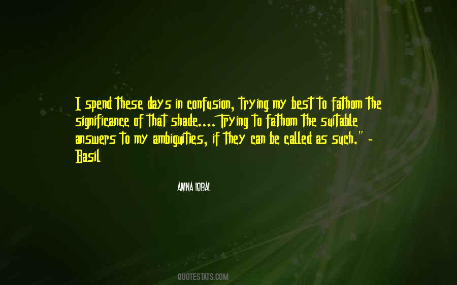 Quotes About Answers To Love #30006