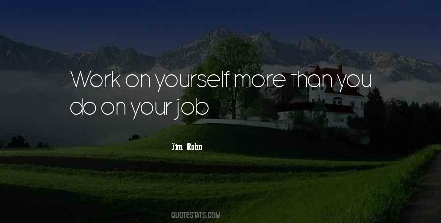 Quotes About Work On Yourself #118155
