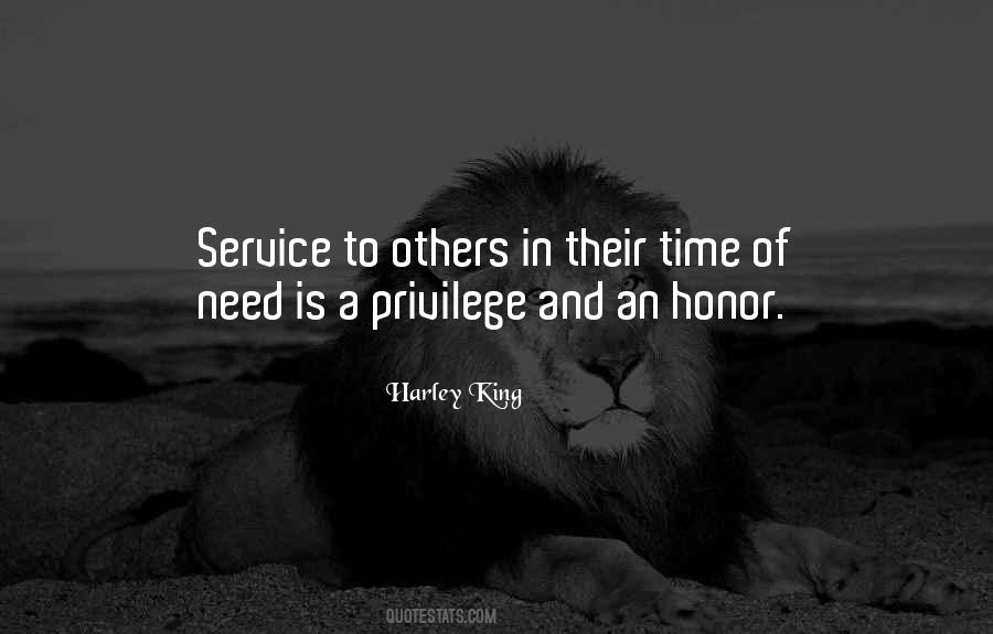 Quotes About Honor And Service #1427948