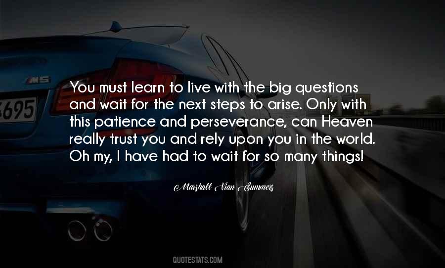 Quotes About Perseverance And Patience #749204