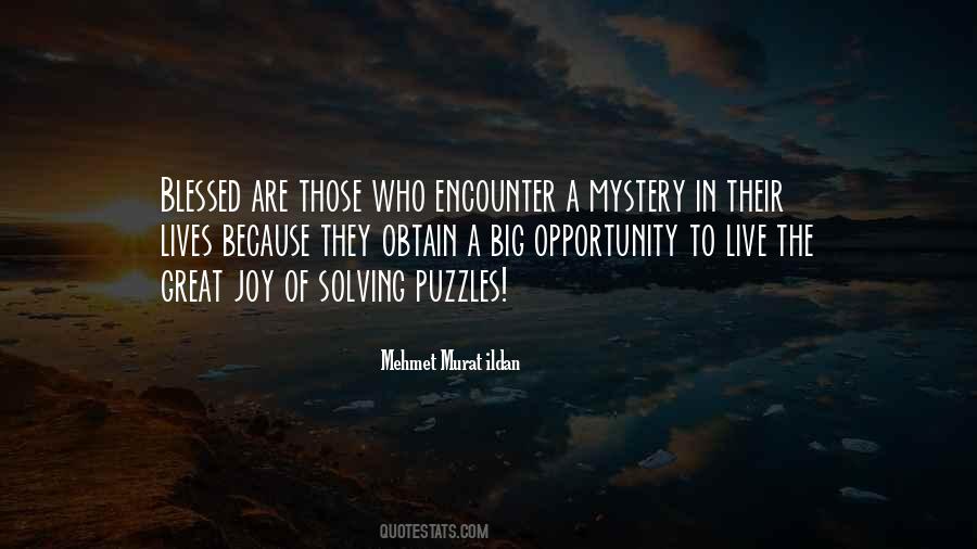Quotes About Solving Puzzles #363251