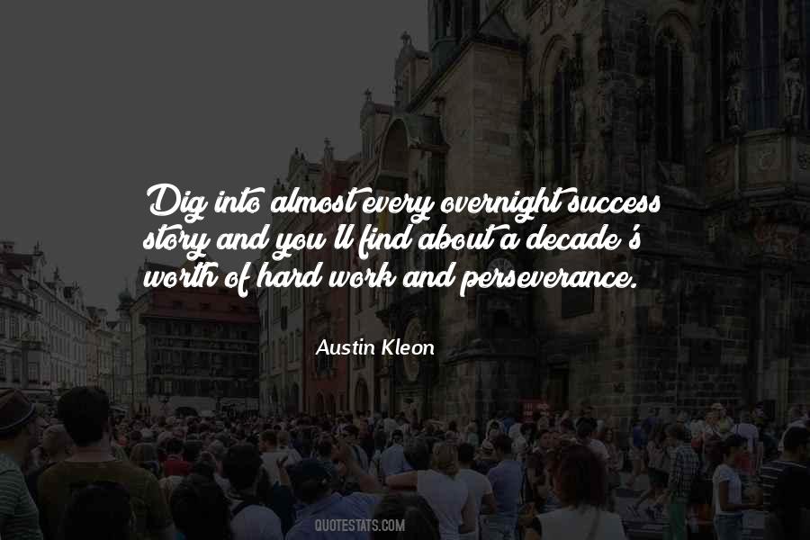 Quotes About Perseverance And Hard Work #298088