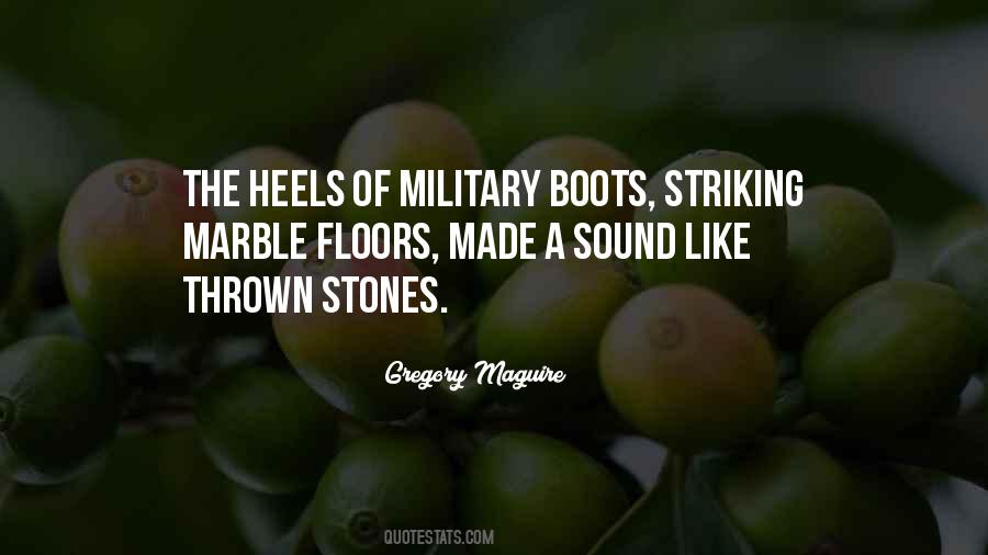 Quotes About Military Boots #1509370