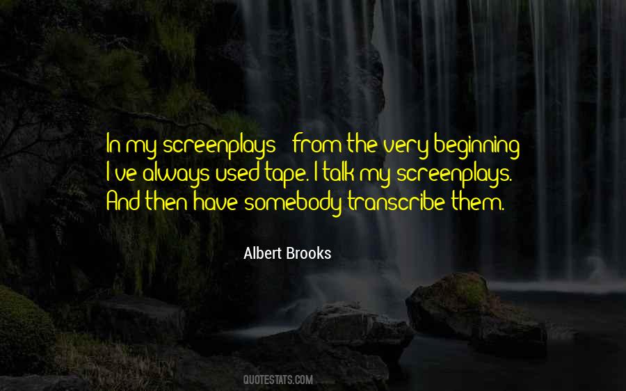 Quotes About Screenplays #1216143