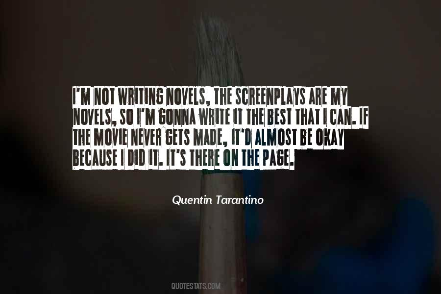 Quotes About Screenplays #1483442