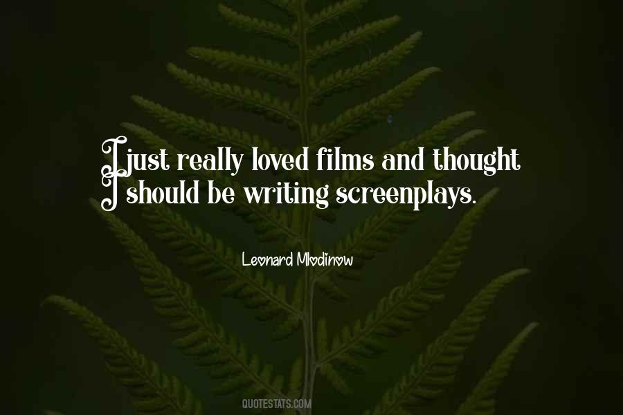 Quotes About Screenplays #235542