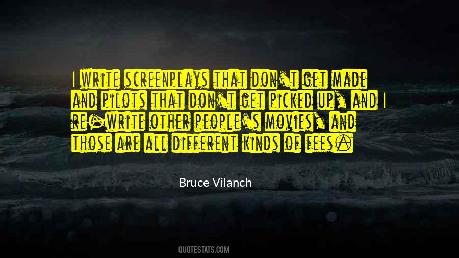 Quotes About Screenplays #280837