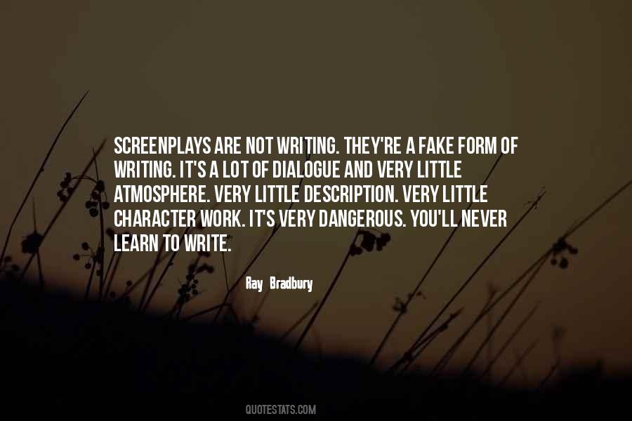 Quotes About Screenplays #546916