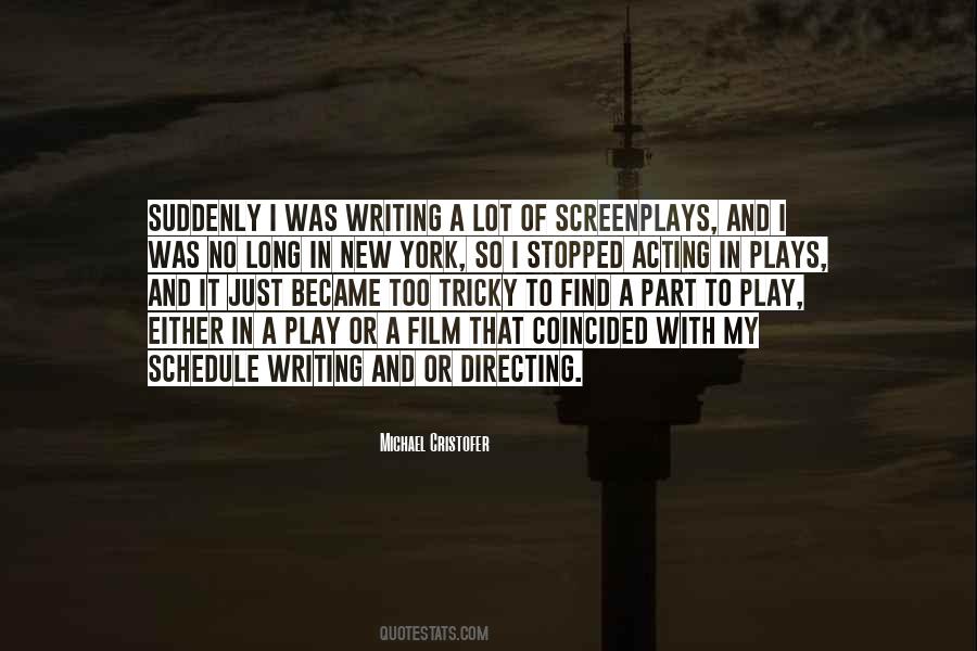 Quotes About Screenplays #656524