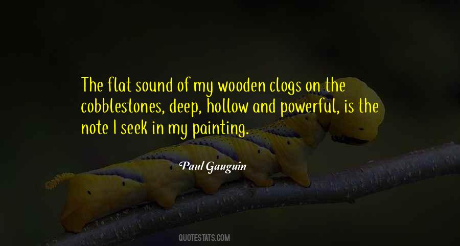 Wooden Clogs Quotes #1459589