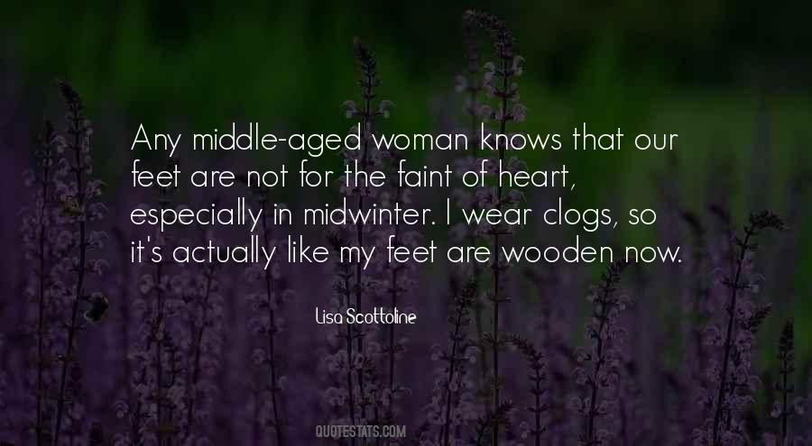 Wooden Clogs Quotes #977146