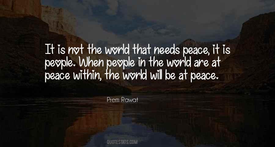 Be At Peace Quotes #1414742