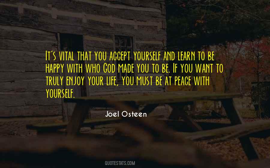 Be At Peace Quotes #1607053