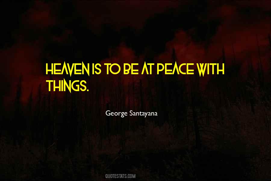 Be At Peace Quotes #1619011