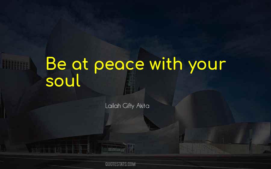 Be At Peace Quotes #1739447