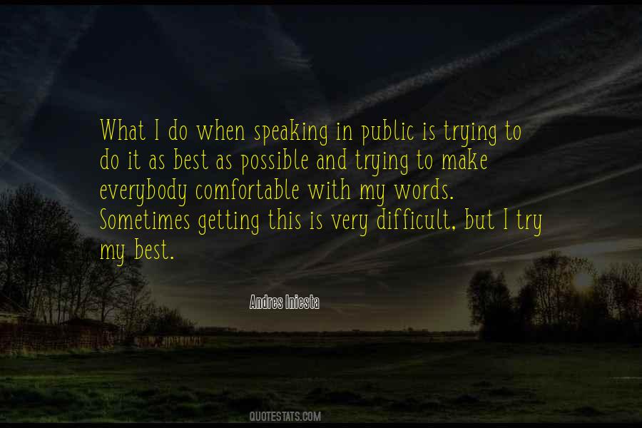 Quotes About Public Speaking #133045