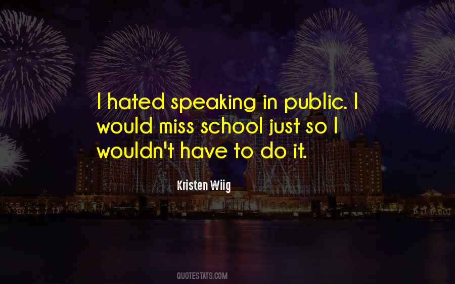 Quotes About Public Speaking #516901