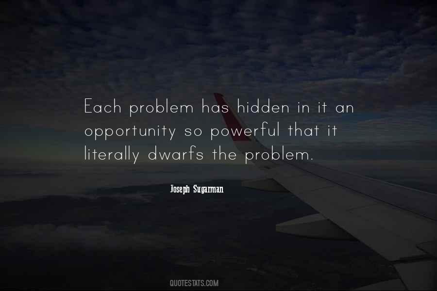Problem As An Opportunity Quotes #117853