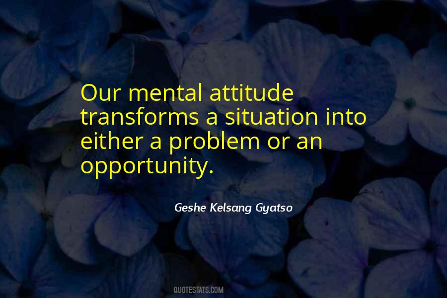 Problem As An Opportunity Quotes #772672