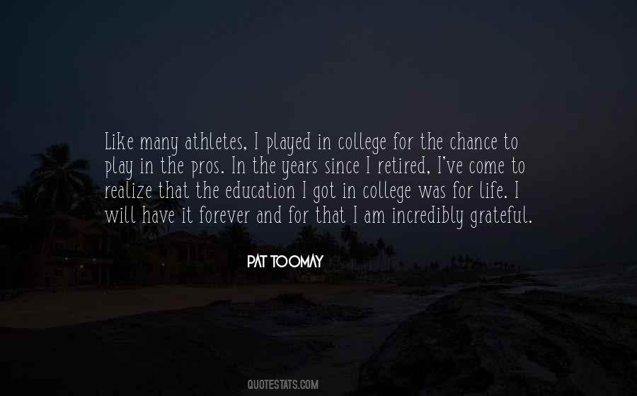 Quotes About 4 Years Of College #52434