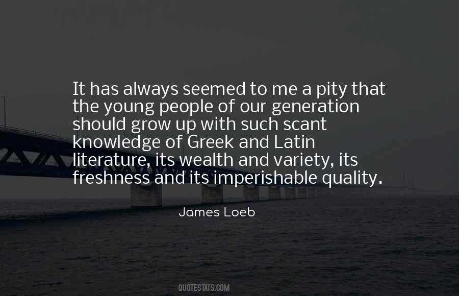 Quotes About Greek Literature #1418672