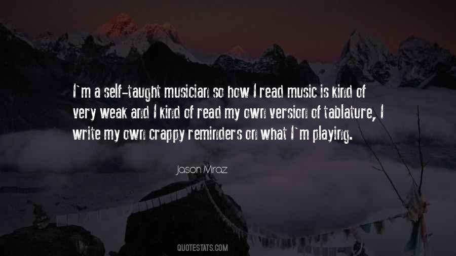 Own Version Quotes #36022