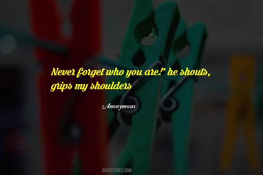 My Shoulders Quotes #1800934