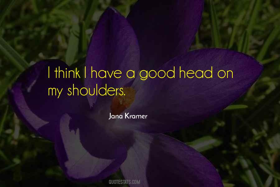 My Shoulders Quotes #1820106