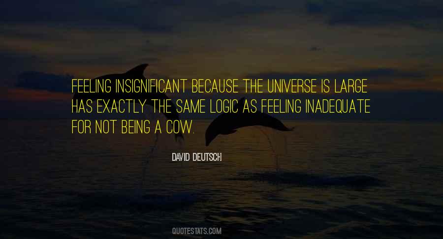 Quotes About Feeling Insignificant #323200