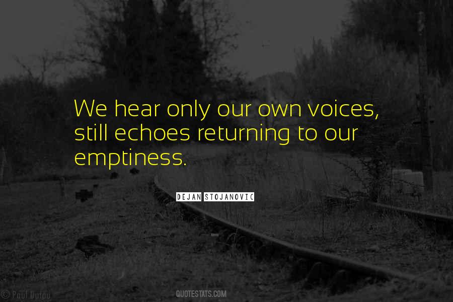 Quotes About Hearing Voices #1075342