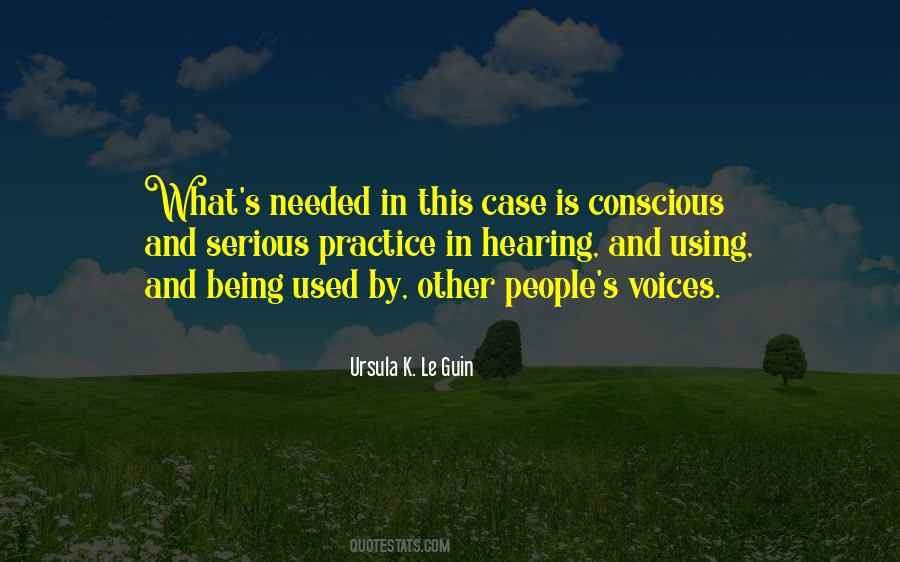 Quotes About Hearing Voices #42740