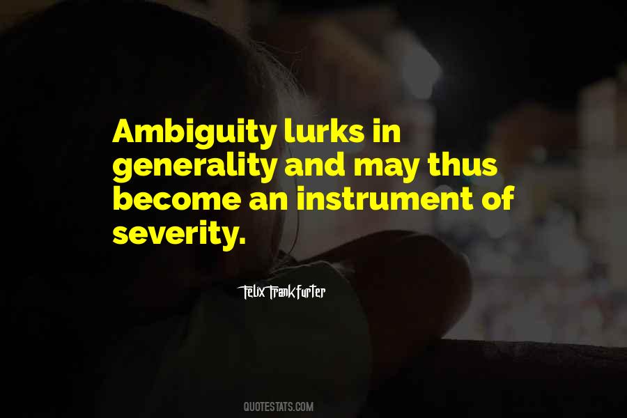 Quotes About Severity #1044231