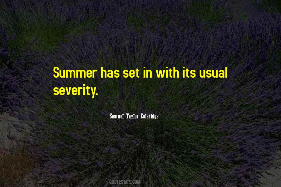 Quotes About Severity #452867