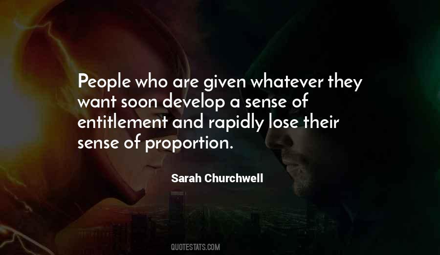 Quotes About Sense Of Entitlement #1661991
