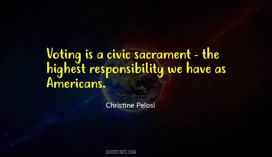 Quotes About Civic Responsibility #1674343