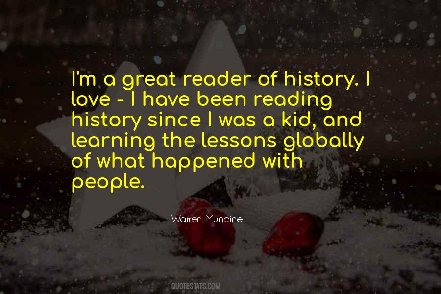 Quotes About Lessons Of History #1274734