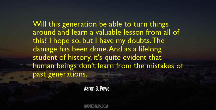 Quotes About Lessons Of History #1287748