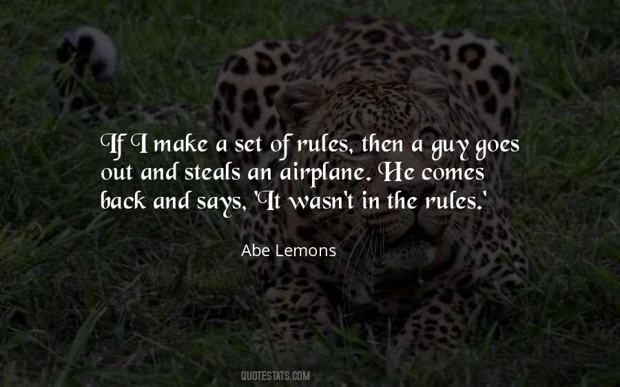 Set Of Rules Quotes #1481802