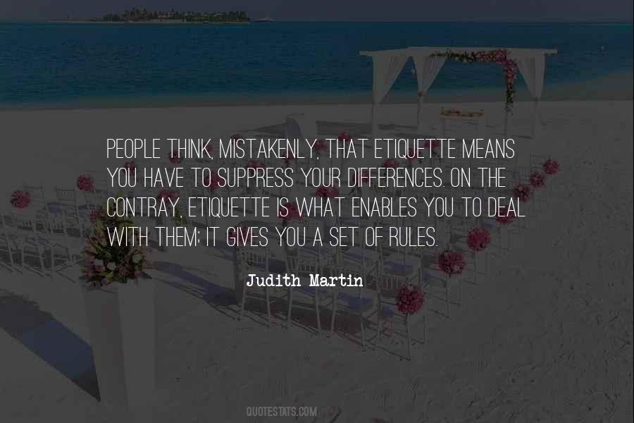 Set Of Rules Quotes #1572082