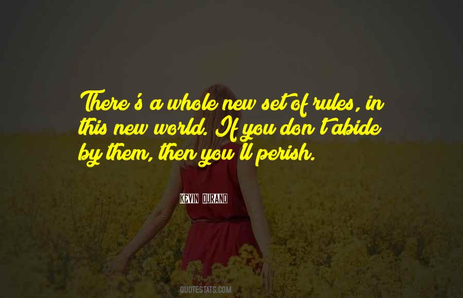 Set Of Rules Quotes #212489