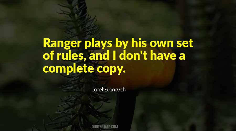 Set Of Rules Quotes #312627