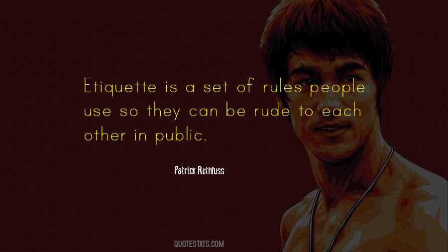 Set Of Rules Quotes #800537