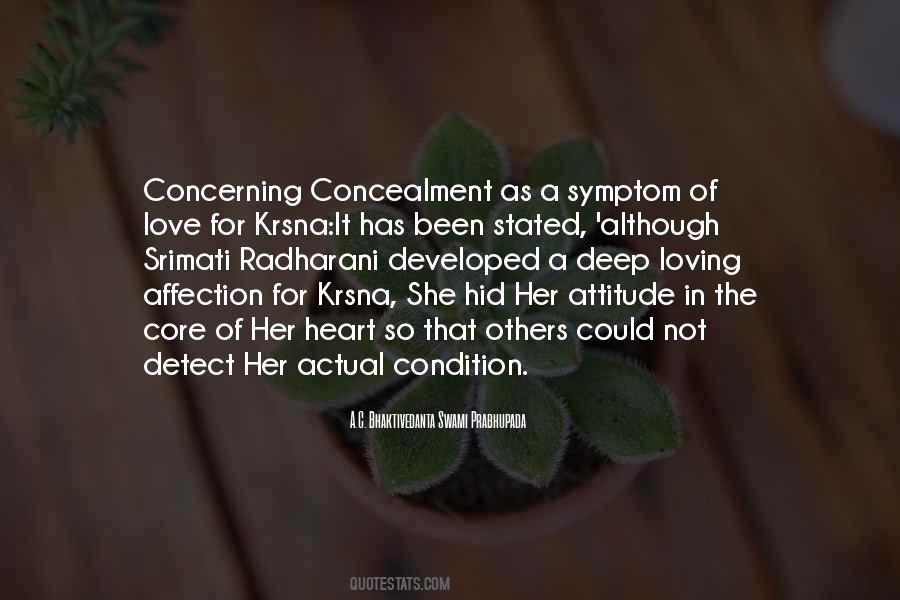 Quotes About Concealment #34213