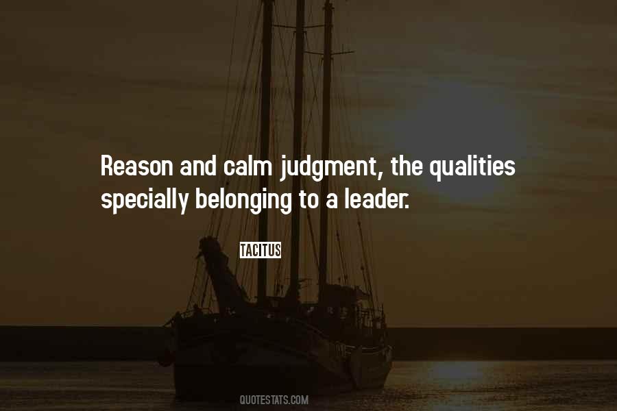 Leader Qualities Quotes #319264