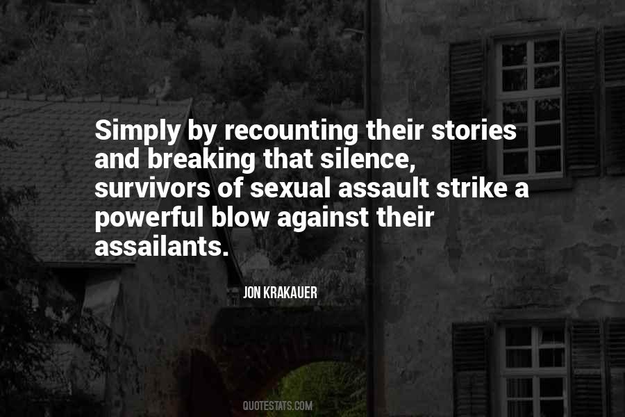 Quotes About Sexual Assault Survivors #1612827