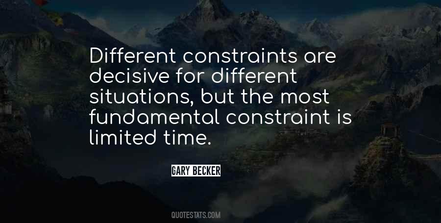 Quotes About Constraints #1259129