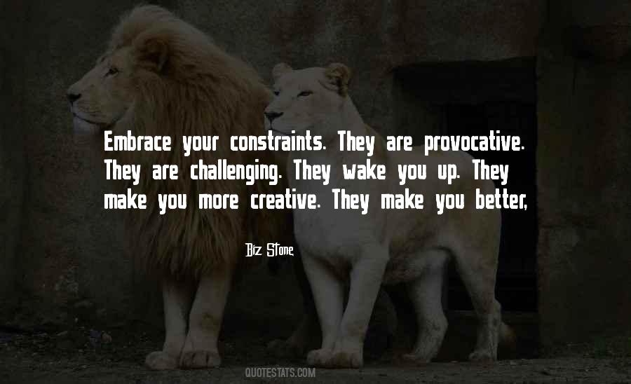 Quotes About Constraints #876069