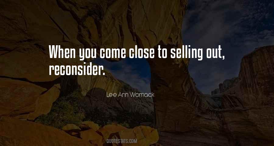 Quotes About Selling Out #1267639